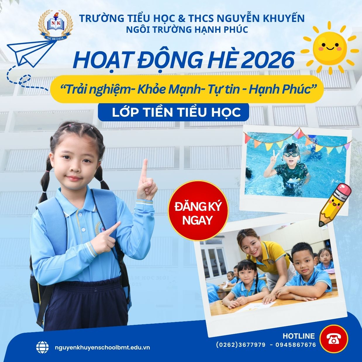 CHƯƠNG TRÌNH TIỀN TIỂU HỌC NĂM HỌC 2026 - 2027